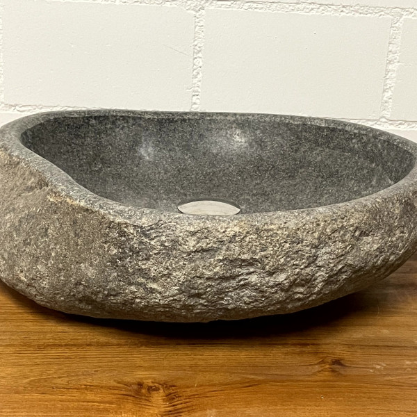 Flussstein Waschbecken A834 / 48x43